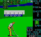 PGA Tour Golf (USA, Europe) In game screenshot